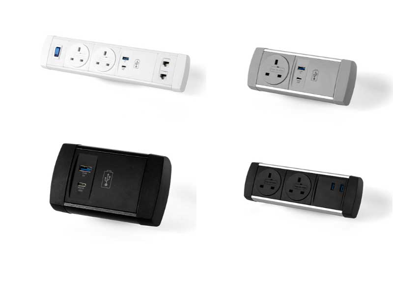 Desk Gear Desktop power modules, multiple configurations USB/data/AV/AC options. 5 Desk Gear Desktop power modules, multiple configurations USB/data/AV/AC options. - Image 5