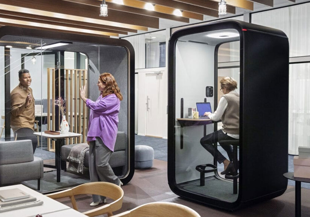 FRAMERY ONE Smart Soundproof Office Pod 3 Framery One Pod / Booth