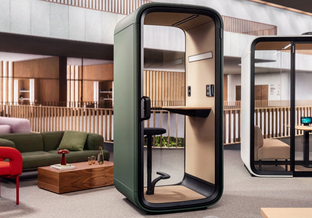 FRAMERY ONE Smart Soundproof Office Pod 6 Framery One Pod / Booth