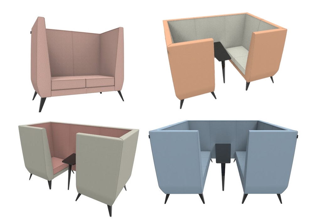 POLLY Pod Seating for 1 person or excellent collaborative spaces, up to 6 people 2 POLLY Pod Seating for 1 person or excellent collaborative spaces, up to 6 people - Image 2
