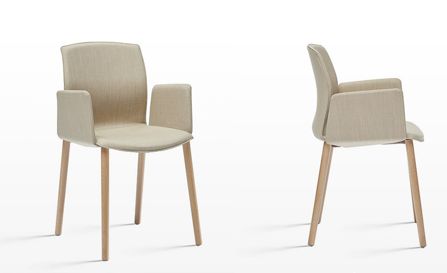 Kabi Fully Upholstered Meeting/Boardroom Wooden Legged Armchair, Metallic Finish 1 Kabi Fully Upholstered Meeting/Boardroom Wooden Legged Armchair, Metallic Finish