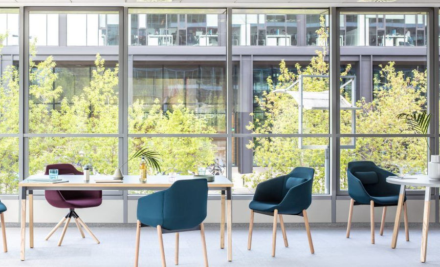OGI W Meeting Tables, rectangular or oval tops with natural wood - ash legs 2 OGI W Meeting Tables, rectangular or oval tops with natural wood - ash legs - Image 2