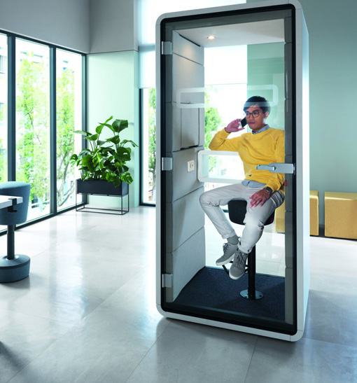 Mikomax Hush Acoustic Phone Booth Pod 3 Mikomax Hush Acoustic Phone Booth