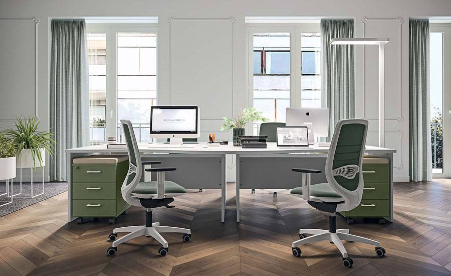 OKAY Operator chair, adjustable arms & lumbar support, optional synchro mechanism 6 OKAY Operator chair, adjustable arms & lumbar support, optional synchro mechanism - Image 6
