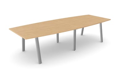 Switch 2 Piece Curved Meeting Table with A-Leg 1 Switch 2 Piece Curved Meeting Table with A-Leg