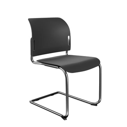Bit Plastic Seat and Backrest Chair, Cantilever Frame - Model 550V 1 Bit Plastic Seat and Backrest Chair, Cantilever Frame - Model 550V
