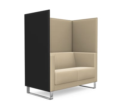Profim Vancouver Lite 2-Seat Sofa with Partition Walls 1 Profim Vancouver Lite 2-Seat Sofa with Partition Walls