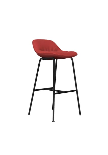 Noti Mishell Soft Stool with Hocker Tubular legs 1 Noti Mishell Soft Stool with Hocker Tubular legs