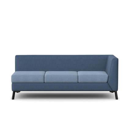 CARA Soft Seating Modular Three Seat Sofa, One Arm RH 1 CARA Soft Seating Modular Three Seat Sofa, One Arm RH