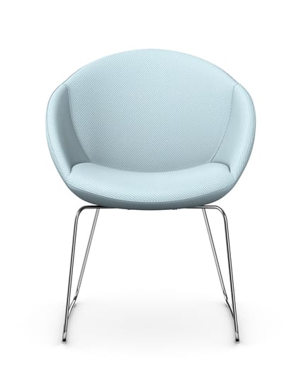 ELENA Lounge/Meeting Chair with Skid Metal Base 1 ELENA Lounge/Meeting Chair with Skid Metal Base
