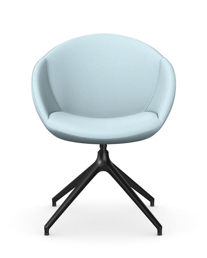 ELENA Lounge/Meeting Chair with Pyramidal Aluminium Base 1 ELENA Lounge/Meeting Chair with Pyramidal Aluminium Base
