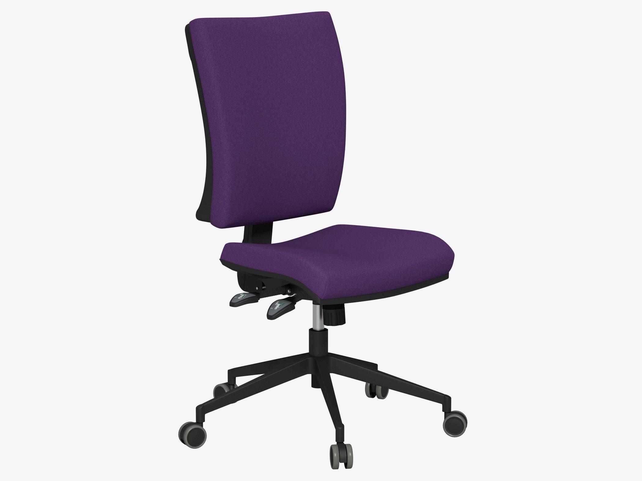 OG2 High Backrest Black Frame Swivel Task Chair 1 OG2 High Backrest Black Frame Swivel Task Chair