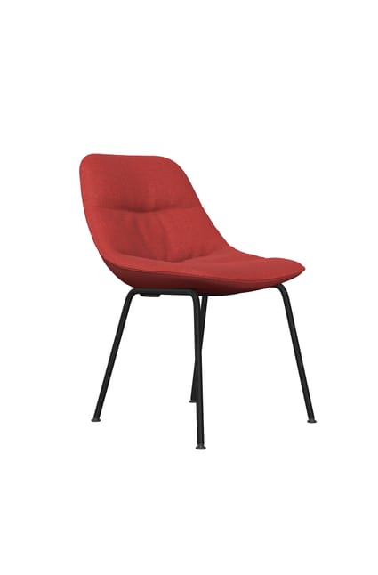 Noti Mishell Soft Chair with Tubular Legs 1 Noti Mishell Soft Chair with Tubular Legs