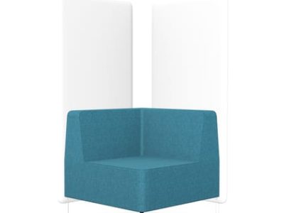 Wall In Corner Armchair to be Connected with 2 Partition Walls - Model 32