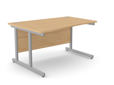 Ashford Metal Cantilever Leg Wave Desk