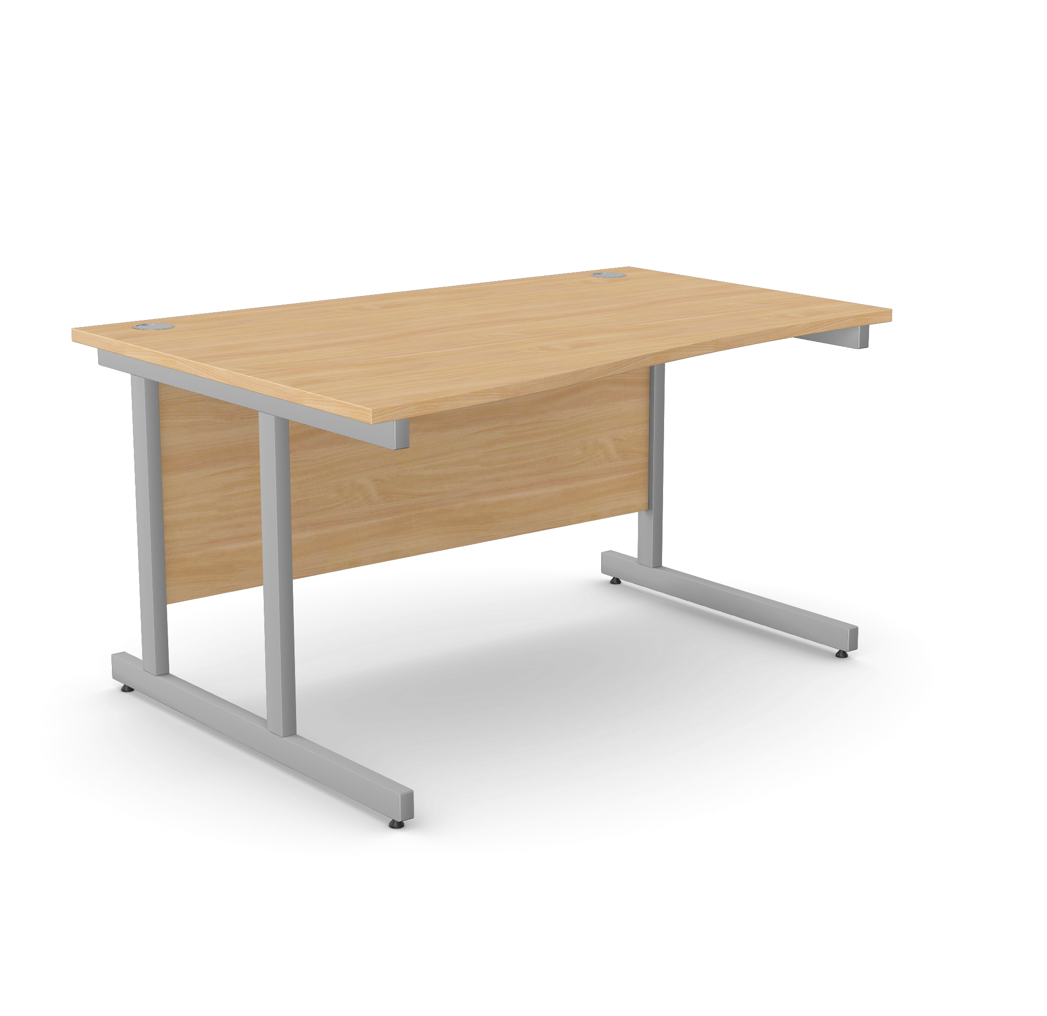 Ashford Metal Cantilever Leg Wave Desk 1 Ashford Metal Cantilever Leg Wave Desk