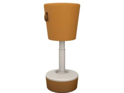 Mickey Pouffe Movement Stool with Fabric Base