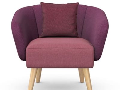 ASPECT - One Seat Sofa with Wooden Legs