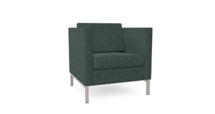 Kleiber Platinum Modular Soft Seating Single Seater with Armrests 1 Kleiber Platinum Modular Soft Seating Single Seater with Armrests