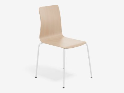 Linar Plus Wooden Chair with Metal Legs