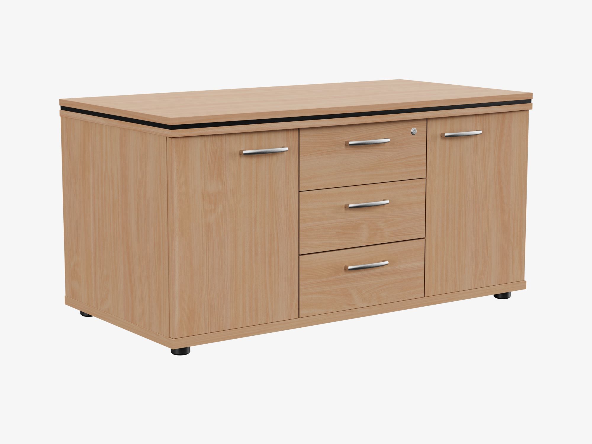 Oskar Executive Wooden Cabinet KA-4 1 Oskar Executive Wooden Cabinet KA-4