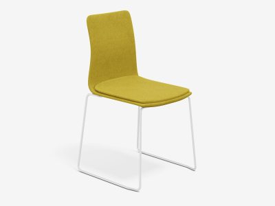 Linar Plus Upholstered Chair, with Cantilever Frame