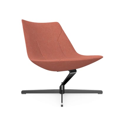 Profim Chic Lounge Chair with Chrome Base A20F 1 Profim Chic Lounge Chair with Chrome Base A20F