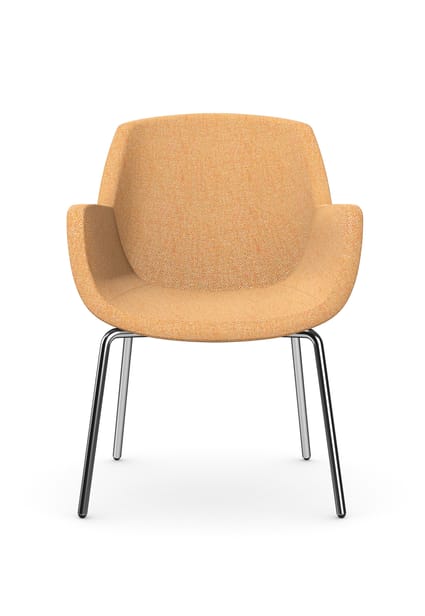 TIANA Meeting/Break-out Chair with 4 Metal Legs 1 TIANA Meeting/Break-out Chair with 4 Metal Legs