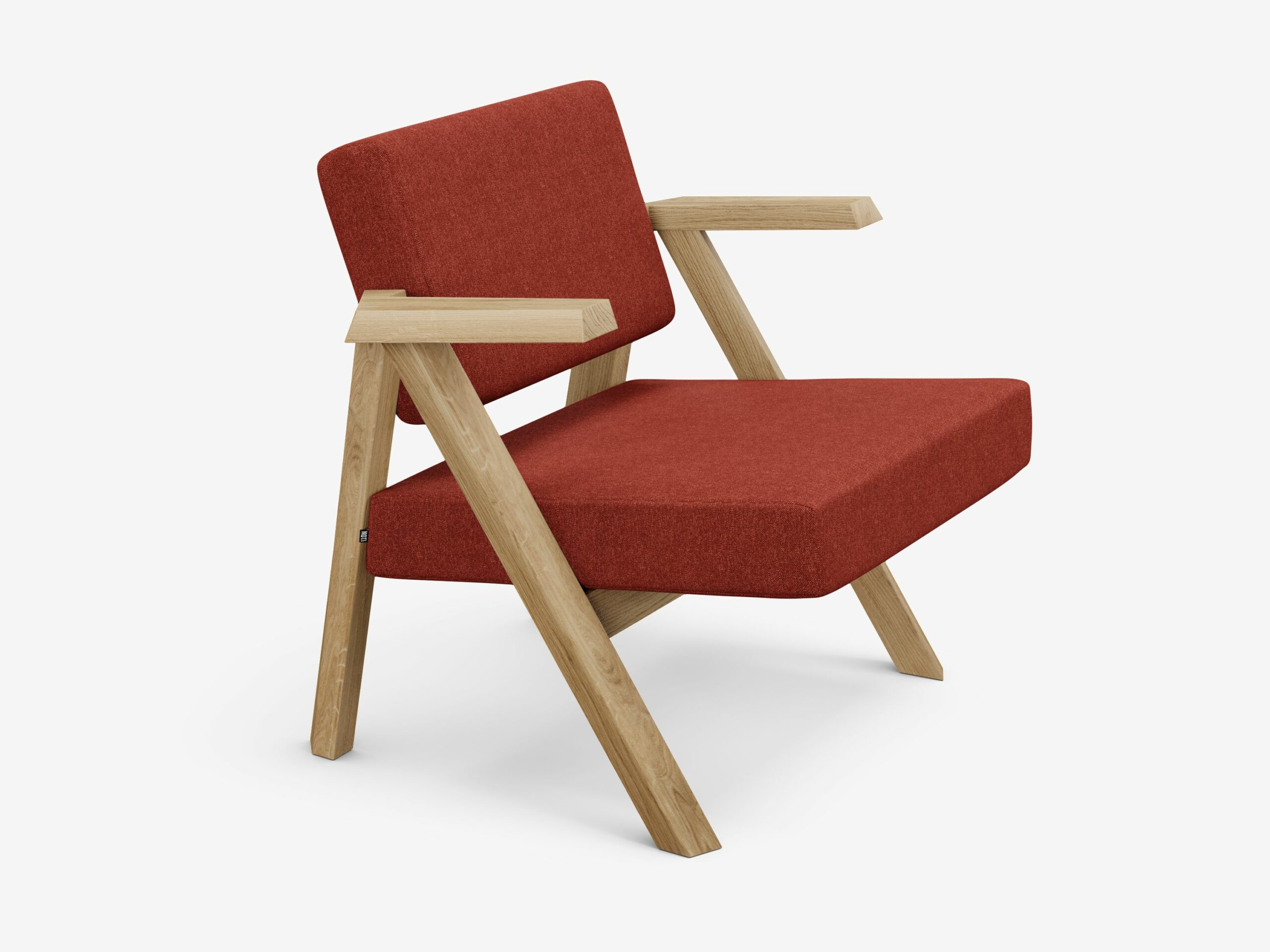 Noti Clapp Armchair with Wooden Frame 1 Noti Clapp Armchair with Wooden Frame