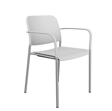 Zoo Plastic Seat and Backrest Chair with 4-Legged Frame - Model 522H 1 Zoo Plastic Seat and Backrest Chair with 4-Legged Frame - Model 522H