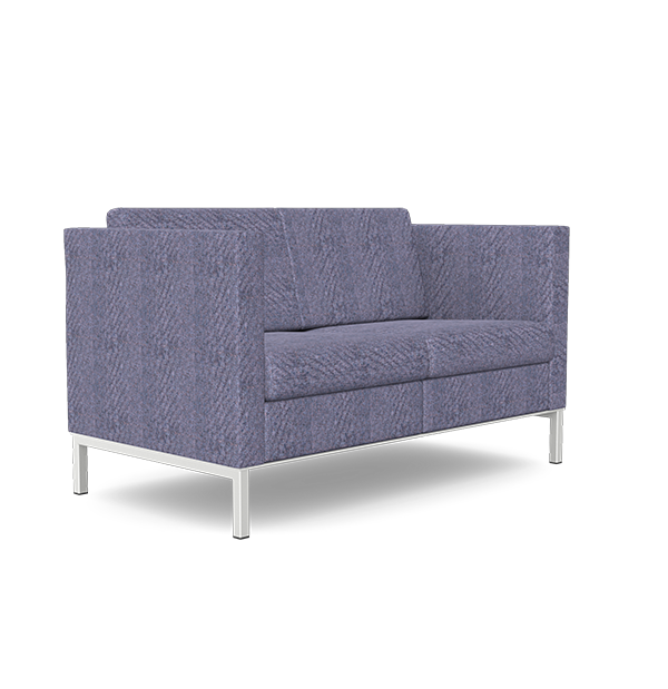 Kleiber Platinum Modular Soft Seating 2 Seater with Armrests 1 Kleiber Platinum Modular Soft Seating 2 Seater with Armrests