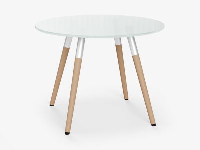 Multipurpose Tables Round Table, Wooden Legs - Model SW40