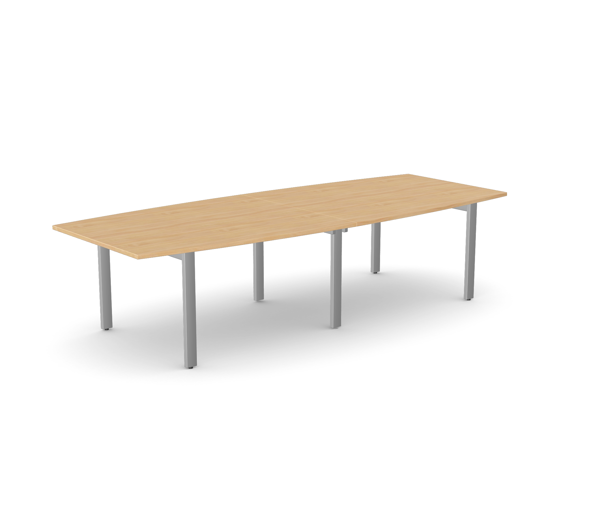 Switch Two Piece Curved Meeting Table with Open Leg 1 Switch Two Piece Curved Meeting Table with Open Leg