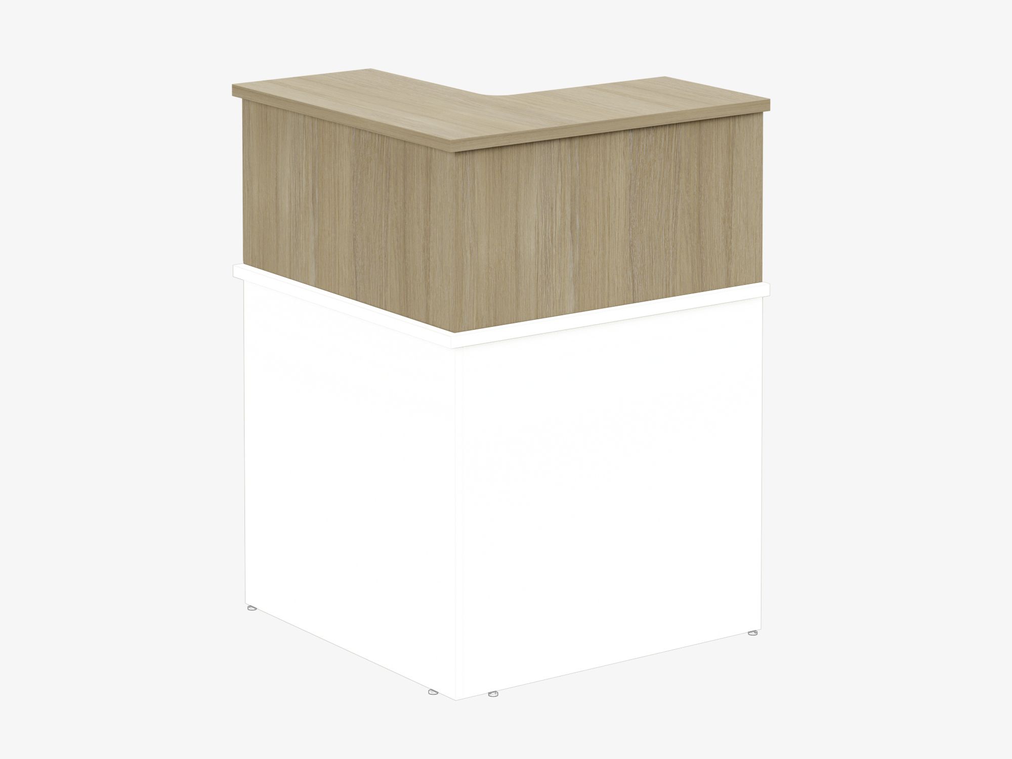 Ashford Modular Reception 90 Degree Corner Riser 1 Ashford Modular Reception 90 Degree Corner Riser