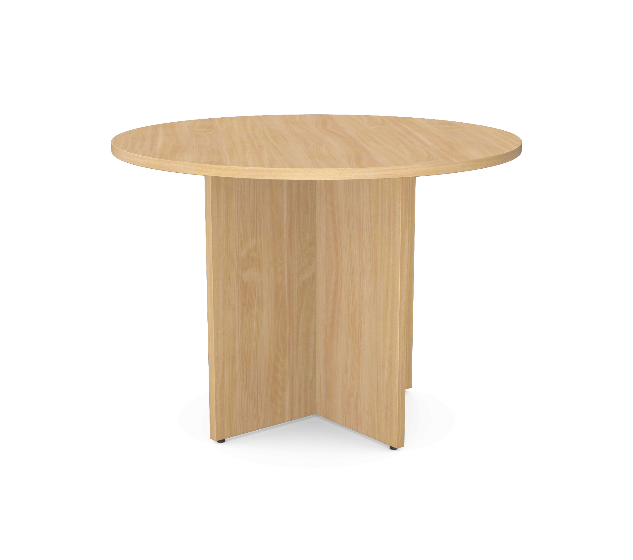 Kito Wooden Round Meeting Table Panel Leg Base 1 Kito Wooden Round Meeting Table Panel Leg Base