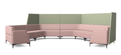 OBAN SCAPE Modular Soft Seating - Configuration 6 1 OBAN SCAPE Modular Soft Seating - Configuration 6
