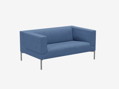 Noti Tritos TR-2-N Soft Seating Modular 2-Seater Sofa with Straight Legs