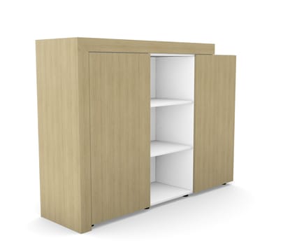 Auttica Executive Wooden Cabinet with 2 Doors and Shelves 1 Auttica Executive Wooden Cabinet with 2 Doors and Shelves