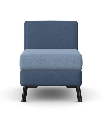 CARA Soft Seating Modular One Seat Sofa, No Arms 1 CARA Soft Seating Modular One Seat Sofa, No Arms