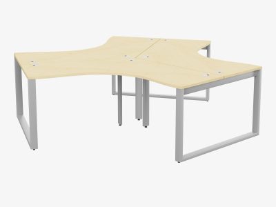 Switch 120 Degree 3 Person Bench, Closed Leg