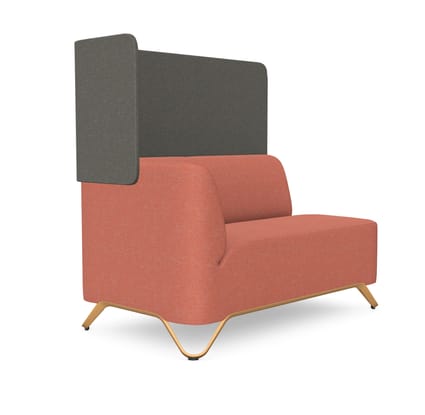 Profim SoftBox 2-Seat Sofa with Left or Right Arm and Wall - Model 2RW/2LW 1 Profim SoftBox 2-Seat Sofa with Left or Right Arm and Wall - Model 2RW/2LW