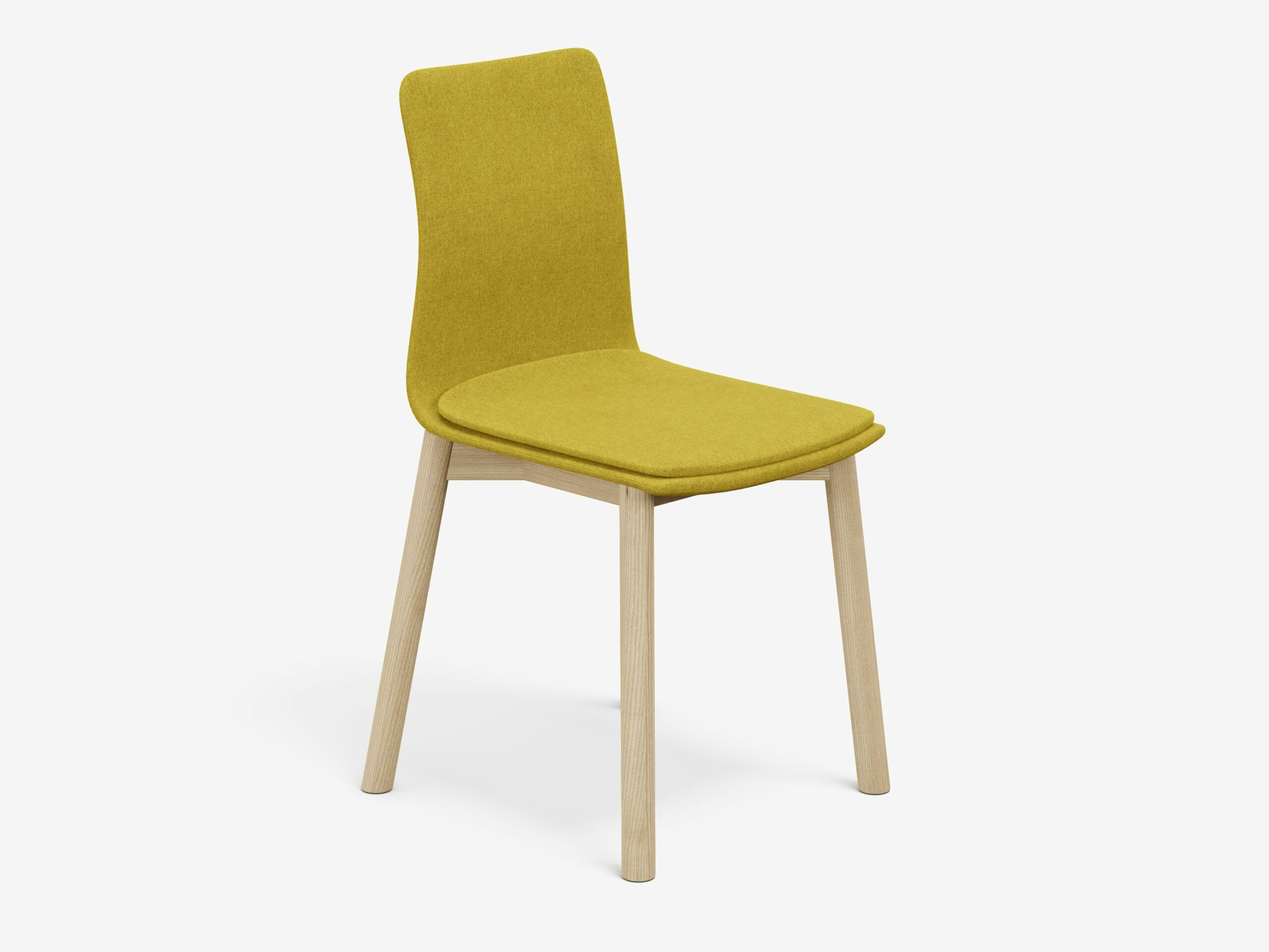 Linar Plus Upholstered Chair with Wooden Legs 1 Linar Plus Upholstered Chair with Wooden Legs