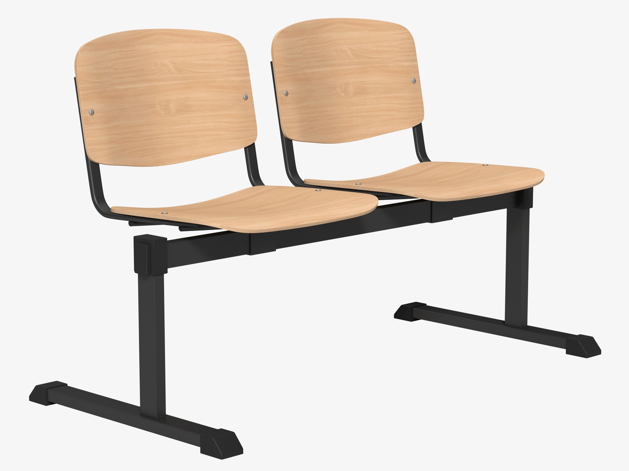 OI Series Beam Beam Seating in Beech Wood 1 OI Series Beam Beam Seating in Beech Wood