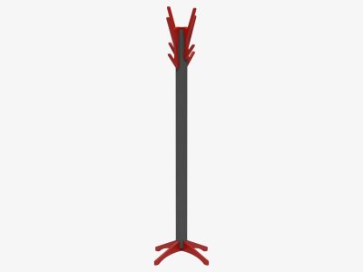 Sove Colourful Metal Coat Stand with Eight Hooks