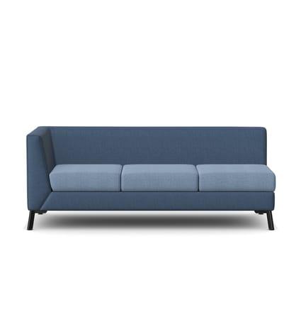 CARA Soft Seating Modular Three Seat Sofa, One Arm LH 1 CARA Soft Seating Modular Three Seat Sofa, One Arm LH