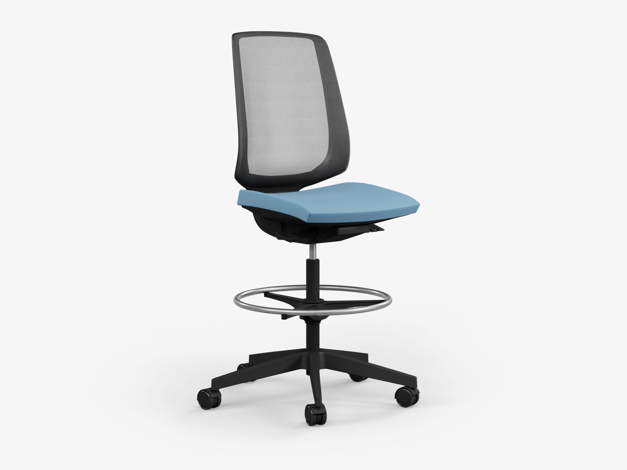Profim LightUp Draughtsman Task Chair with Mesh Backrest - Model 350 1 Profim LightUp Draughtsman Task Chair with Mesh Backrest - Model 350
