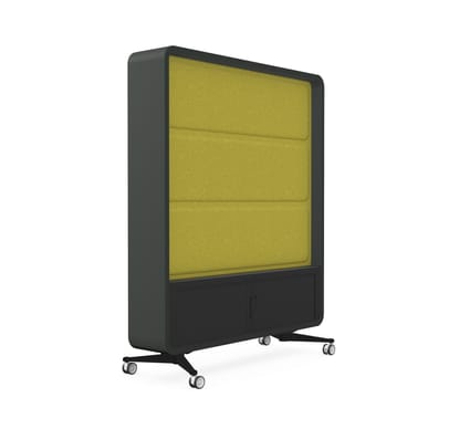 Mikomax Hush Wall Acoustic Mobile Partition With Multi Media Mounting Option 1 Mikomax Hush Wall Acoustic Mobile Partition With Multi Media Mounting Option
