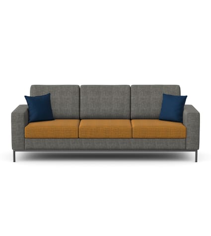HARRIS - Three Seat Sofa with Metal Base 1 HARRIS - Three Seat Sofa with Metal Base