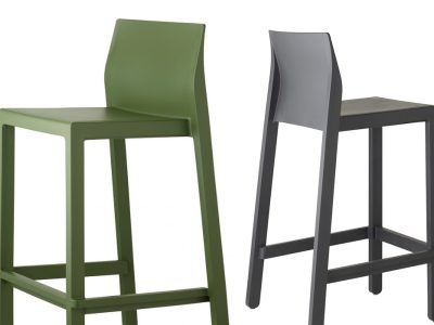 Kate 75 Barstool Out/Indoor, Techno polymer, 75cm (H), Stackable, Colour Options