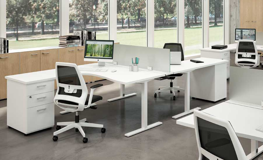 IDEA +TUBE Modular Bench Desk system,powder coated steel frame 1 IDEA +TUBE Modular Bench Desk system,powder coated steel frame